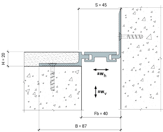 MANGRA 3520-045, h = 20 мм, Угол