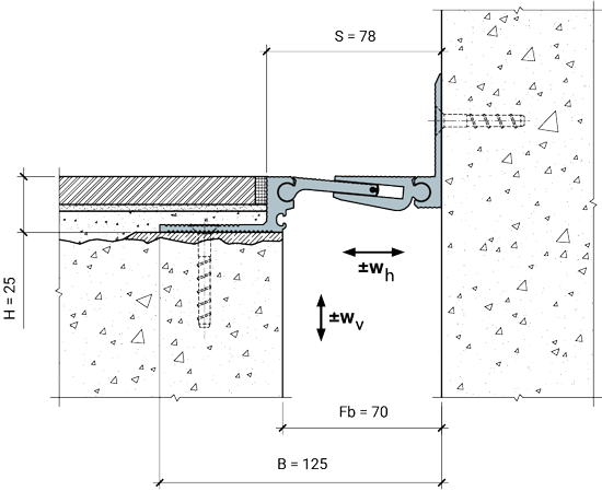 MANGRA 5320-050, h = 25 мм, Угол