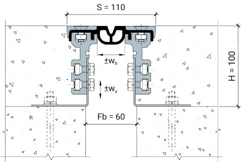 <strong>Стандартная поставка:</strong> <br>MANGRA 6270-060, h = 100 мм