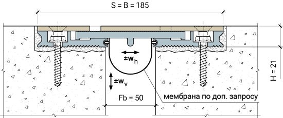 <strong>Дополнительный вариант поставки:</strong> <br>MANGRA 9350 (ESTDV)-050 (с мембраной)