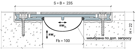 <strong>Дополнительный вариант поставки:</strong> <br>MANGRA 9350-100 (с мембраной)